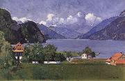 Max Buri Brienzersee-Landschaft oil painting